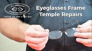 Eyeglasses Frame Temple Repairs [upl. by Danieu950]