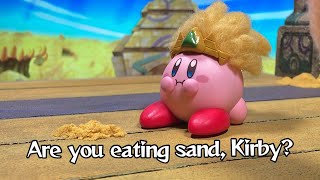 Kirbys Sand Attack  Stop Motion Animation [upl. by Cutlerr]