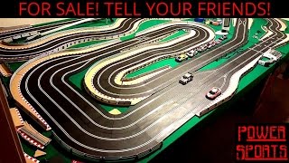 Massive 80ft Slot Car Racing Layout  Scalextric Digital Platinum [upl. by Faye]