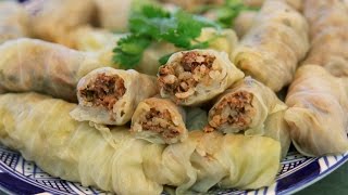 Dolma Stuffed Cabbage Leaves  Armenian Recipe  CookingWithAlia  Episode 334 [upl. by Ahsiened]