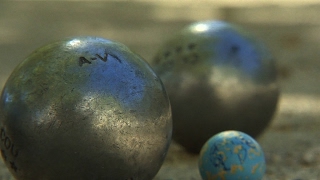 The French game of pétanque an institution in Provence [upl. by Adaj]