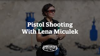 Pistol Shooting with Lena Miculek [upl. by Ythomit]