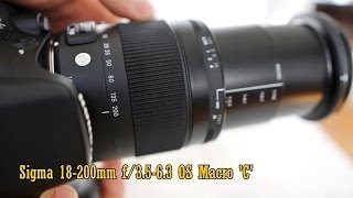 Sigma 18200mm f3563 OS Macro C lens review with samples [upl. by Chilcote]