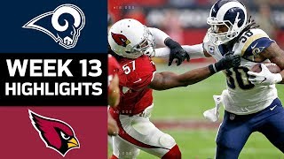 Rams vs Cardinals  NFL Week 13 Game Highlights [upl. by Noiramaj186]