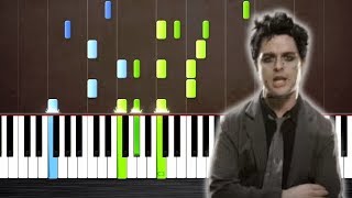 Green Day  Boulevard Of Broken Dreams  Piano Tutorial by PlutaX  Synthesia [upl. by Sherrill42]