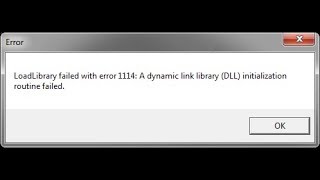 Fix LoadLibrary failed with error 1114 Error in Windows 10 [upl. by Britton]