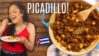 Cuban Style Picadillo  Ground Beef Recipes  Chef Zee Cooks [upl. by Englebert]