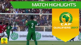 Nigeria vs Egypt  Africa Cup of Nations Qualifiers 2017 [upl. by Einuj]