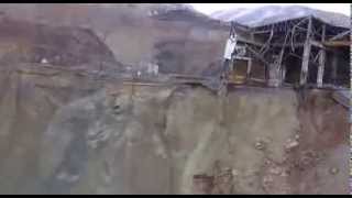 Raw Video Kennecott Copper Mine Flyover Fox 13 Utah [upl. by Leyes]