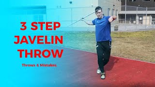 3 Step Javelin Throw [upl. by Trefler833]