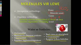 Lewenswetenskappe GR10 Chemie van lewe Les1 [upl. by Atteniuq]