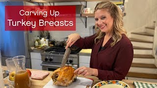 How to Carve Turkey Breasts – Its Easy AF [upl. by Siward933]