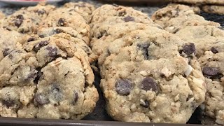 Neiman Marcus Cookies  Oatmeal Chocolate and Nuts  Add these to your cookie tray cookies [upl. by Amadis427]