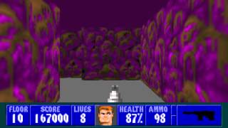 Wolfenstein 3D  Episode 1 Floor 10 [upl. by Sidhu]