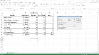 Excel Correlation Analysis from the DataAnalysis Toolpak [upl. by Arias346]