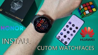 Huawei Watch GTGT2GTEGT2 Pro  Install Custom Watchfaces  Honor Watch MagicGS [upl. by Anavlis375]