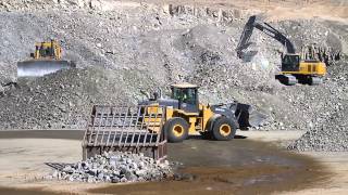 A Day at a rock Quarry HD [upl. by Kadner]