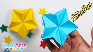 Estrellas de Origami  Paso a Paso  Decora con ellas  Origami Stars [upl. by Zednanref]