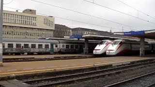 Annunci Trenitalia amp SFM alla Stazione di Torino Porta Nuova [upl. by Akciret]