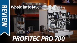 Review Profitec Pro 700 Dual Boiler PID Espresso Machine [upl. by Anovad]