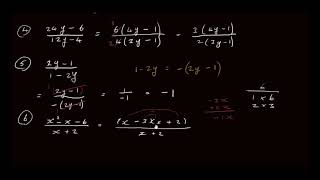 Simplifying Algebraic Fractions using Factorising [upl. by Ule]