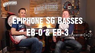 All About The Bass  Epiphone SG Basses EB0 amp EB3 [upl. by Notsek170]