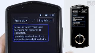 Traducteur automatique 75 langues avec caméra wifi et 4G TTL110 Simvalley Mobile PEARLTVFR [upl. by Onfroi]