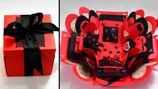 Explosion Box Full Tutorial  How To Make Explosion Box  DIY Explosion Box  Explosion Gift Box [upl. by Erbas]