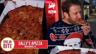 Barstool Pizza Review  Sallys Apizza New Haven CT [upl. by Gerrilee906]