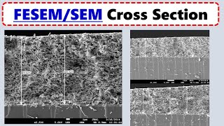 SEM Analysis  How To Find Cross Section [upl. by Lrat624]