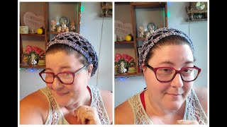 How to make a hair net snood [upl. by Halyhs]