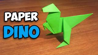 How To Make an Easy Origami Dinosaur [upl. by Marie-Ann]