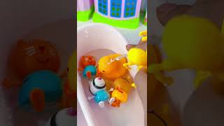 Satisfying Unboxing amp Review of Miniature Bathtub Set Toys Peppa Pig ASMR Video asmr peppapig [upl. by Edualcnaej]