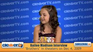 Bailee Madison Interview  New Movie quotBrothersquot [upl. by Assilam228]