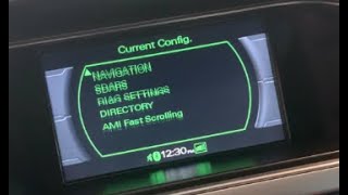 how to activate hidden menu in audi mmi [upl. by Doralynn927]