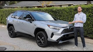 2020 Toyota RAV4 Hybrid Test Drive Video Review [upl. by Malachi]