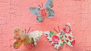 4 IDEAS PARA HACER MARIPOSAS COMPILACION [upl. by Etaner397]