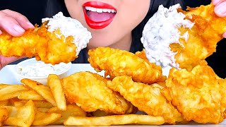 ASMR FRIED FISH AND CHIPS MUKBANG  EATING SOUNDS  EATING SHOW  ASMR Phan [upl. by Atikam]