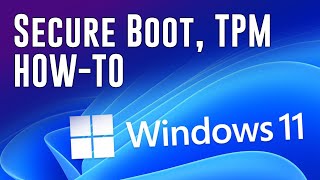 Enable Secure Boot amp TPM for Windows 11 BIOS How To Guide [upl. by Fairfax]