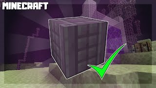 MINECRAFT  How to Make PURPUR PILLAR Block 1164 [upl. by Ayenet658]