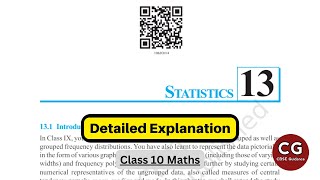 Statistics Chapter 13 Class 10 NCERT Detailed Explanation [upl. by Palecek]