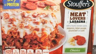 Stouffer’s Meat Lovers Lasagna Review [upl. by Berard248]