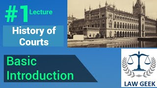 History of Courts Basic Introduction [upl. by Bowlds]