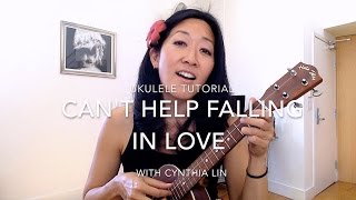 Cant Help Falling in Love  fingerpicking  Ukulele Tutorial [upl. by Okechuku]