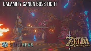 Zelda Breath of the Wild  How to Beat Calamity Ganon Boss Fight SPOILERS [upl. by Naujit]