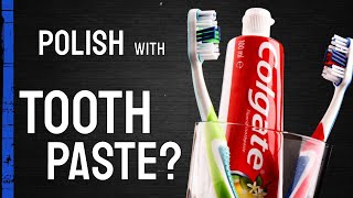 How to POLISH Epoxy Resin for Beginners  With TOOTHPASTE [upl. by Jt]