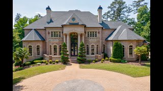 One of the Most Exquisite Northern Atlanta Luxury Mansions Available [upl. by Euqinahc]