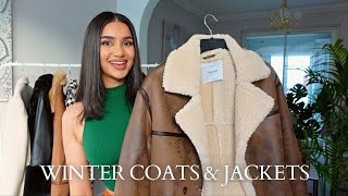 Coats amp Jackets HAUL  NEW IN ZARA MANGO Bershka amp Stradivarius [upl. by Oigolue]