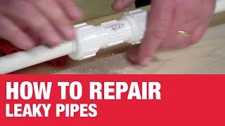 How To Repair Leaky Pipes  Ace Hardware [upl. by Esined391]