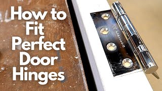 How to Fit Perfect Door Hinges [upl. by Hartley834]